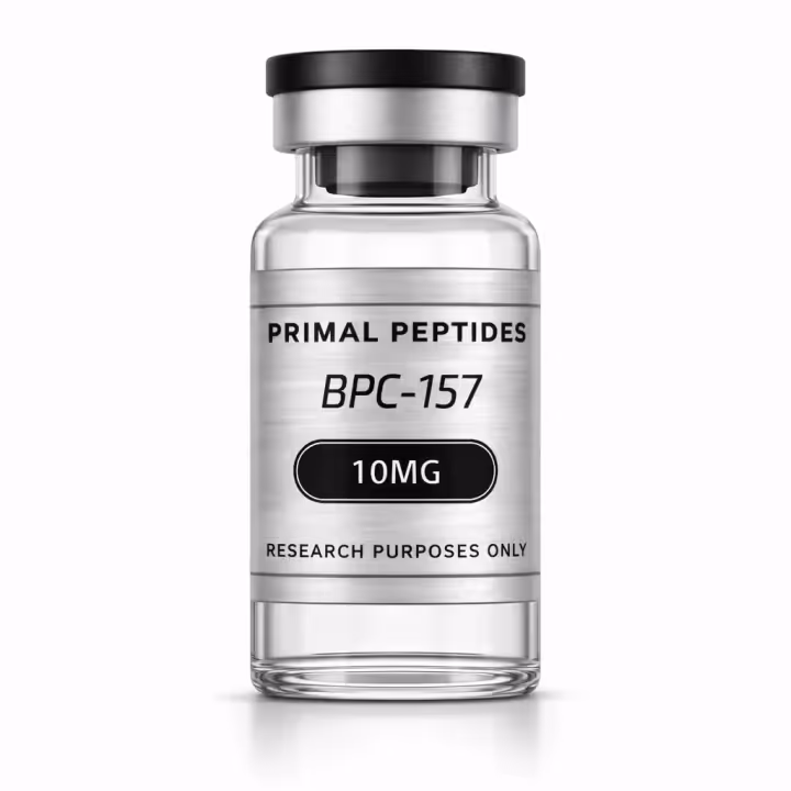 BPC-157 10mg — flacon de matériau de référence analytique