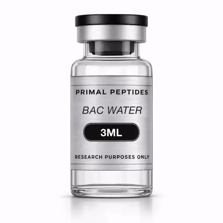 Eau bactériostatique 3 ml — flacon de matériau de référence analytique