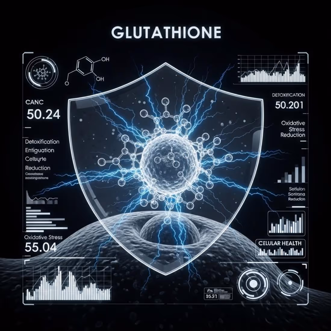 Glutathion — illustration de dossier de recherche