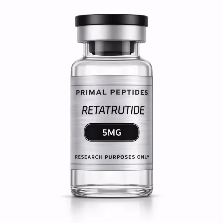 Retatrutide 5mg — flacon de matériau de référence analytique