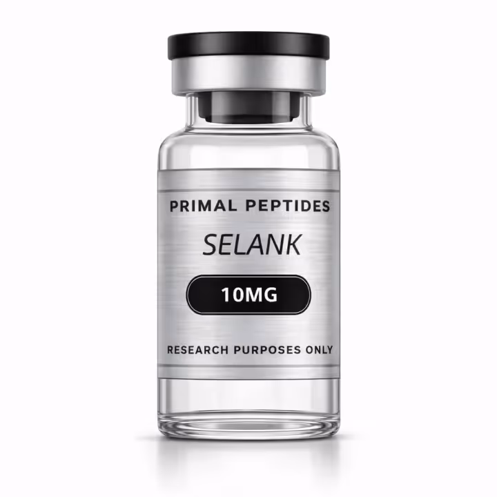 Selank 10mg — flacon de matériau de référence analytique