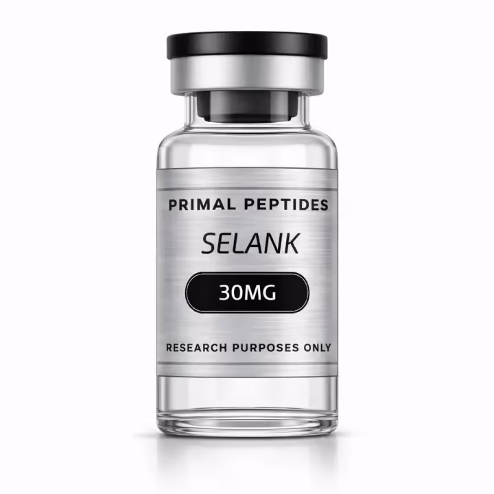 Selank 30mg — flacon de matériau de référence analytique